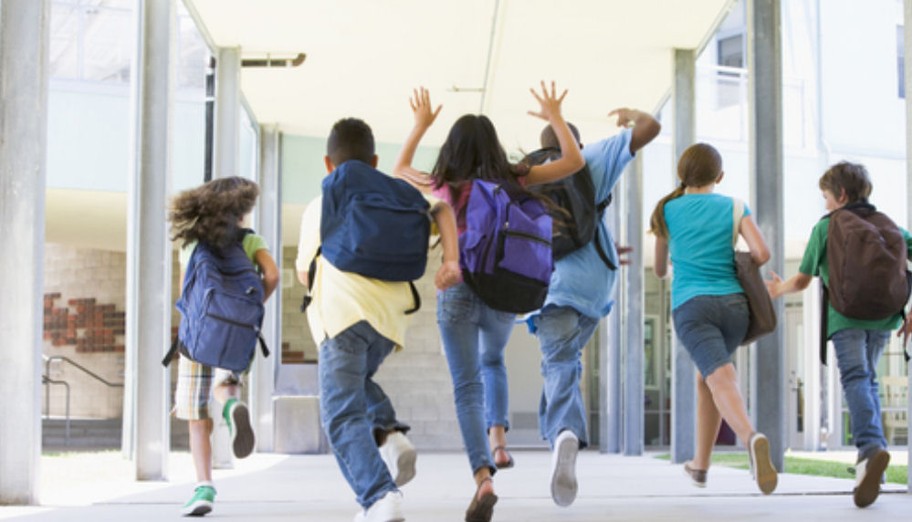 kids running