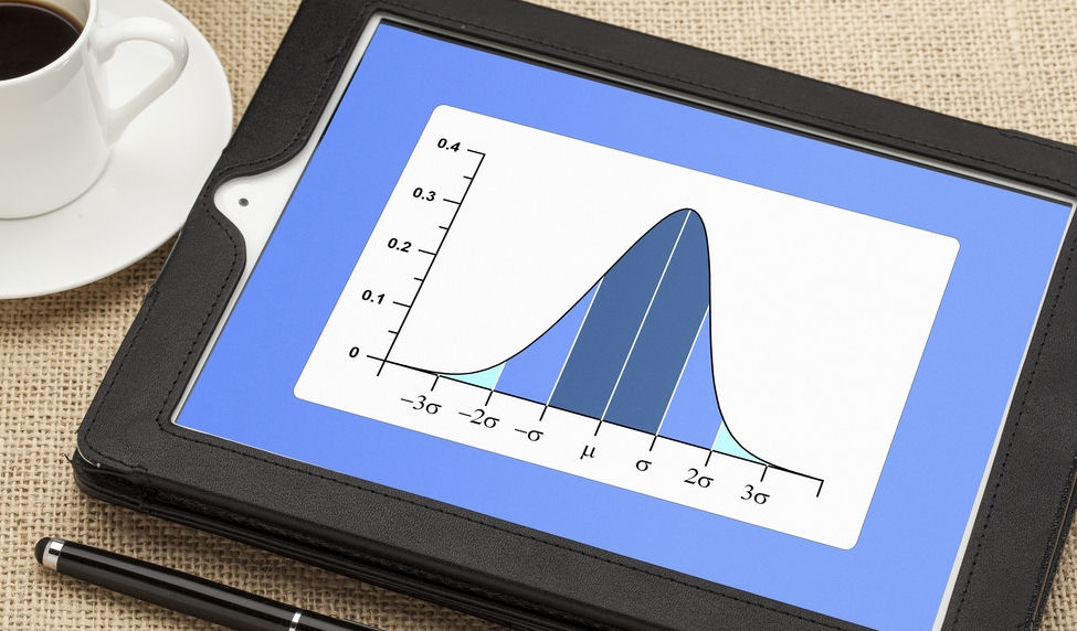 summarising data with a standard deviation chart