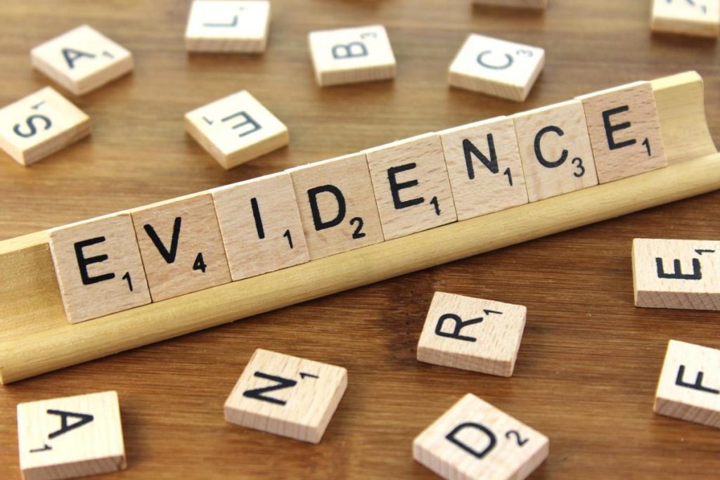 term for presentation of evidence