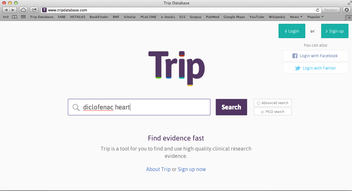 trip database search