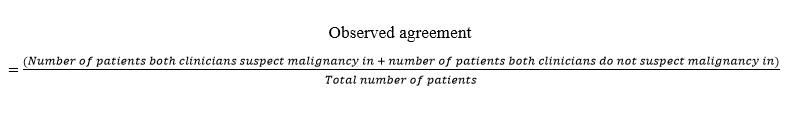Tran - Observed agreement