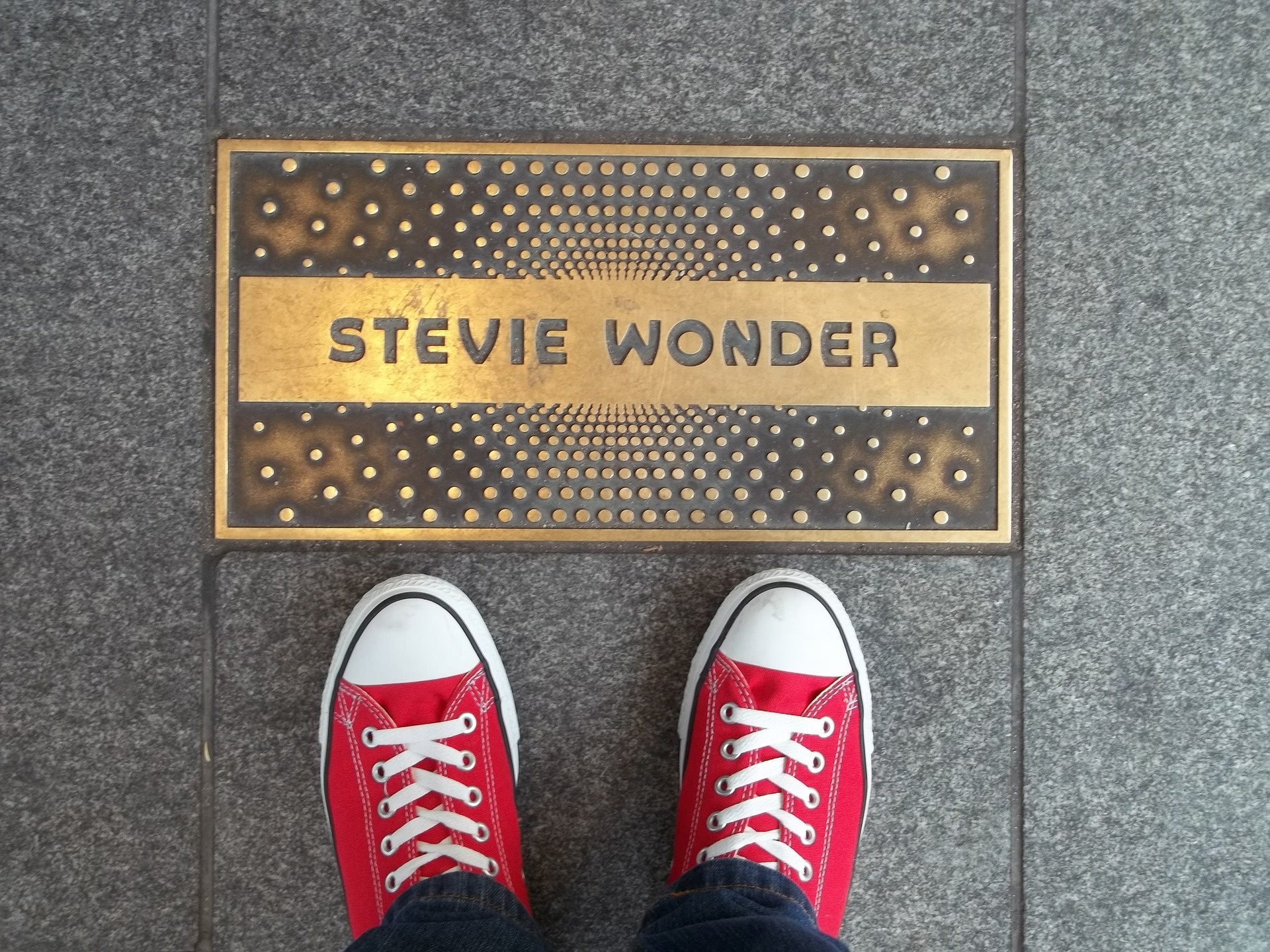 Stevie Wonder plaque