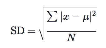 How to calculate the standard deviation